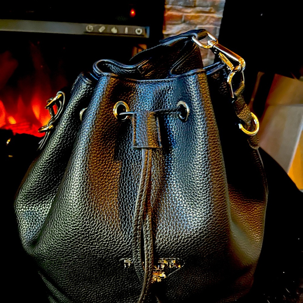 Prada leather cinch bag brand new. Never worn